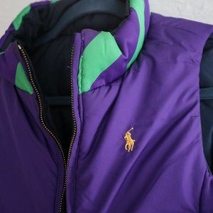 Ralph Lauren Reversible Down Puff Vest - Size Medium
